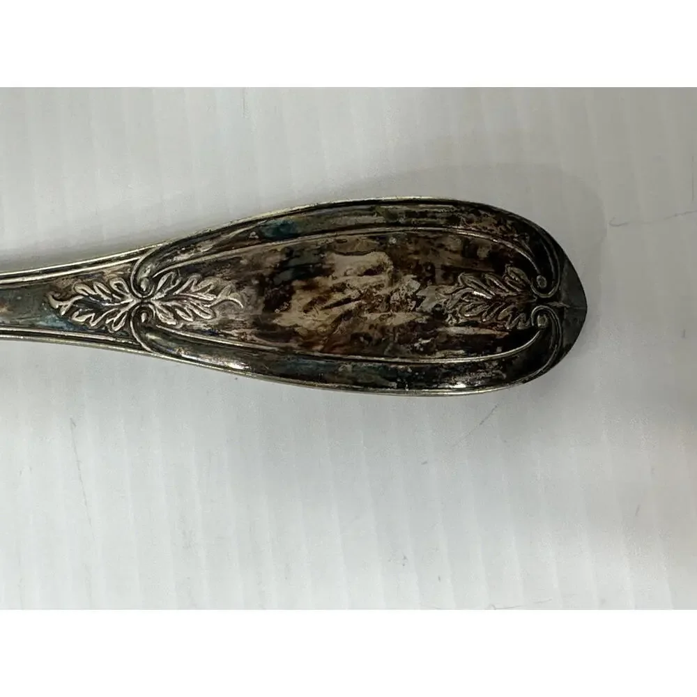 Vintage Rogers‎ Bros Triple Large Silver Plate Soup Spoon Ladle 11